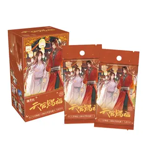 CARDFUN New Heaven Official's Blessing TGCF Xie Lian Trading Cards 16 Packs Official Anime TCG CCG Collectible Card--New Version Booster Packs