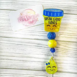 Urine Good Hands Urology Badge Reel