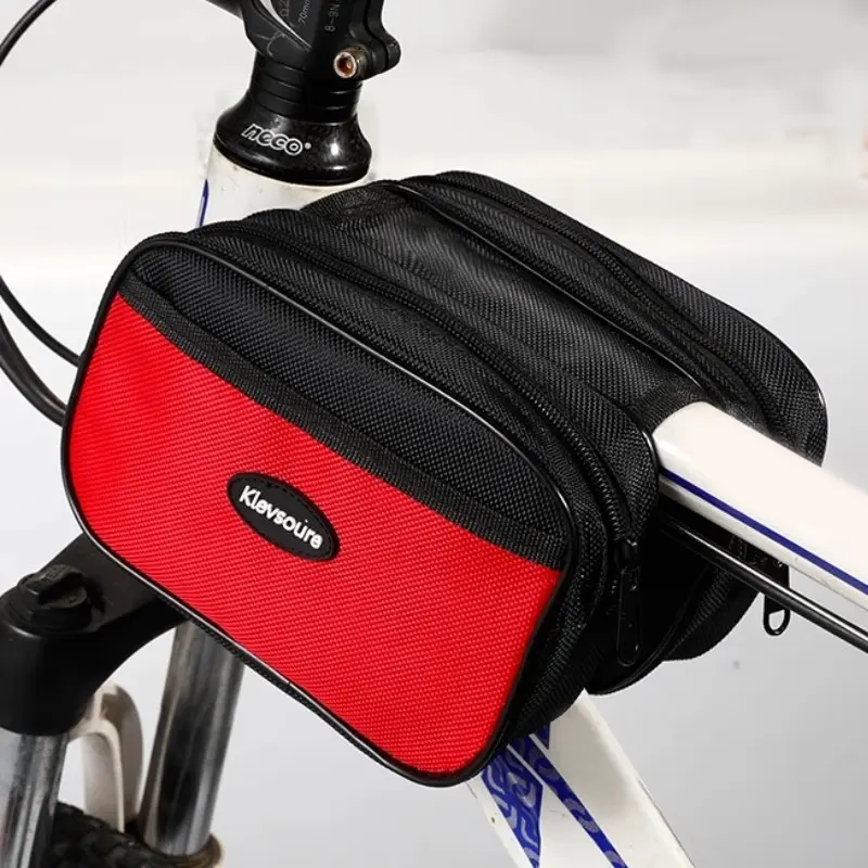 Universal Bike Seat Bag, Mountain Bike Frame Pack, Road Bike Saddle Pouch, Suitable for Casual Outdoor Cycling, 1pcs Bicycle Handlebar Bag, Bike Accessories