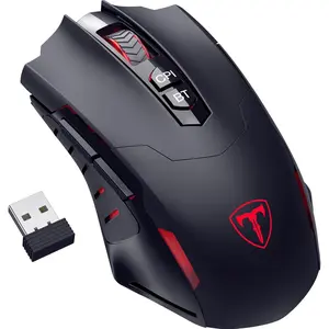 PC400  Gaming  with 8000 DPI, 2.4G &  Dual Mode Connection -  Design, 7 Programmable Buttons, RGB backlighting, Precision Sensor for PC and Gaming