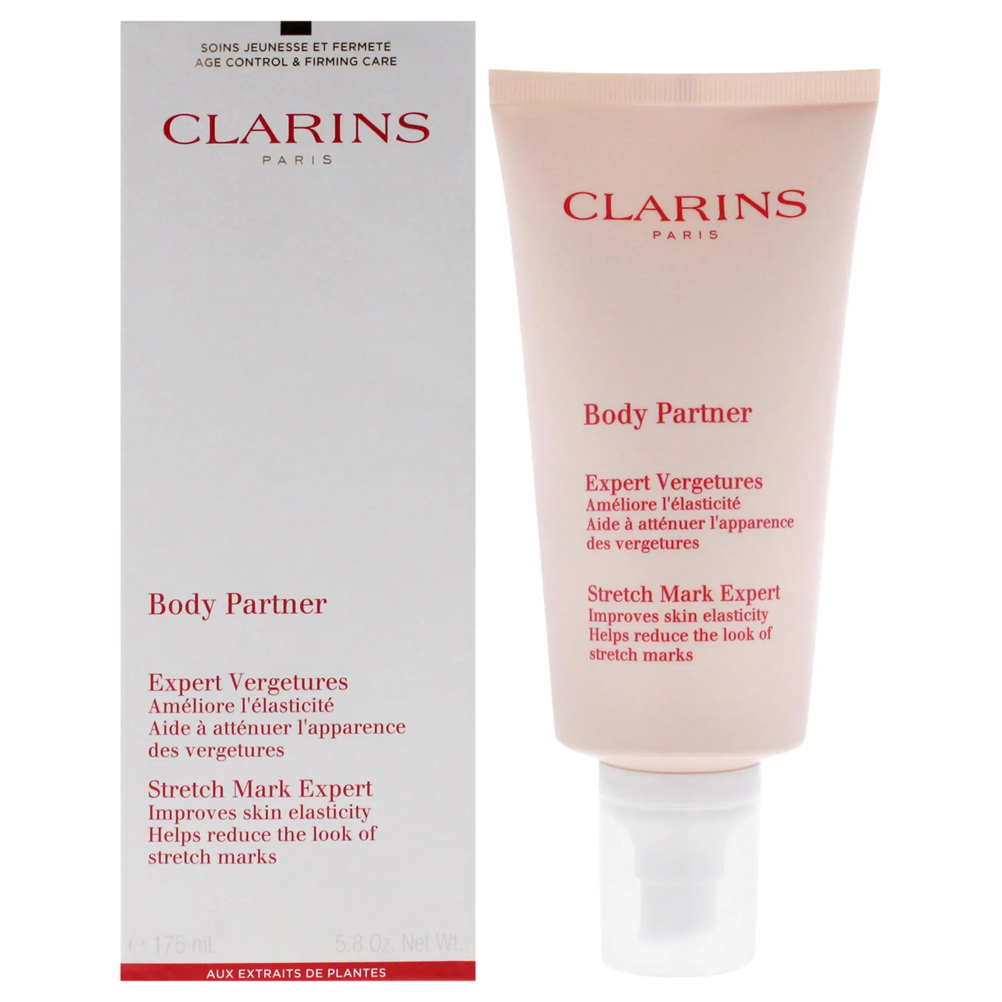 Clarins Body Partner Stretch Mark Expert Unisex Body Lotion - 5.8 oz (Tester)