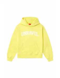 UNRAVEL COLLEGIATE HOODIE (YELLOW)
