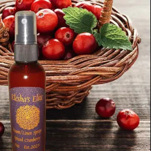 Elesha's Elite Spiced Cranberry Room Spray 4 oz Vegan Friendly BPA Free Safe for Pets Eliminates 99% Odors Long Lasting Fragrance Aroma Scent Perfume Scented