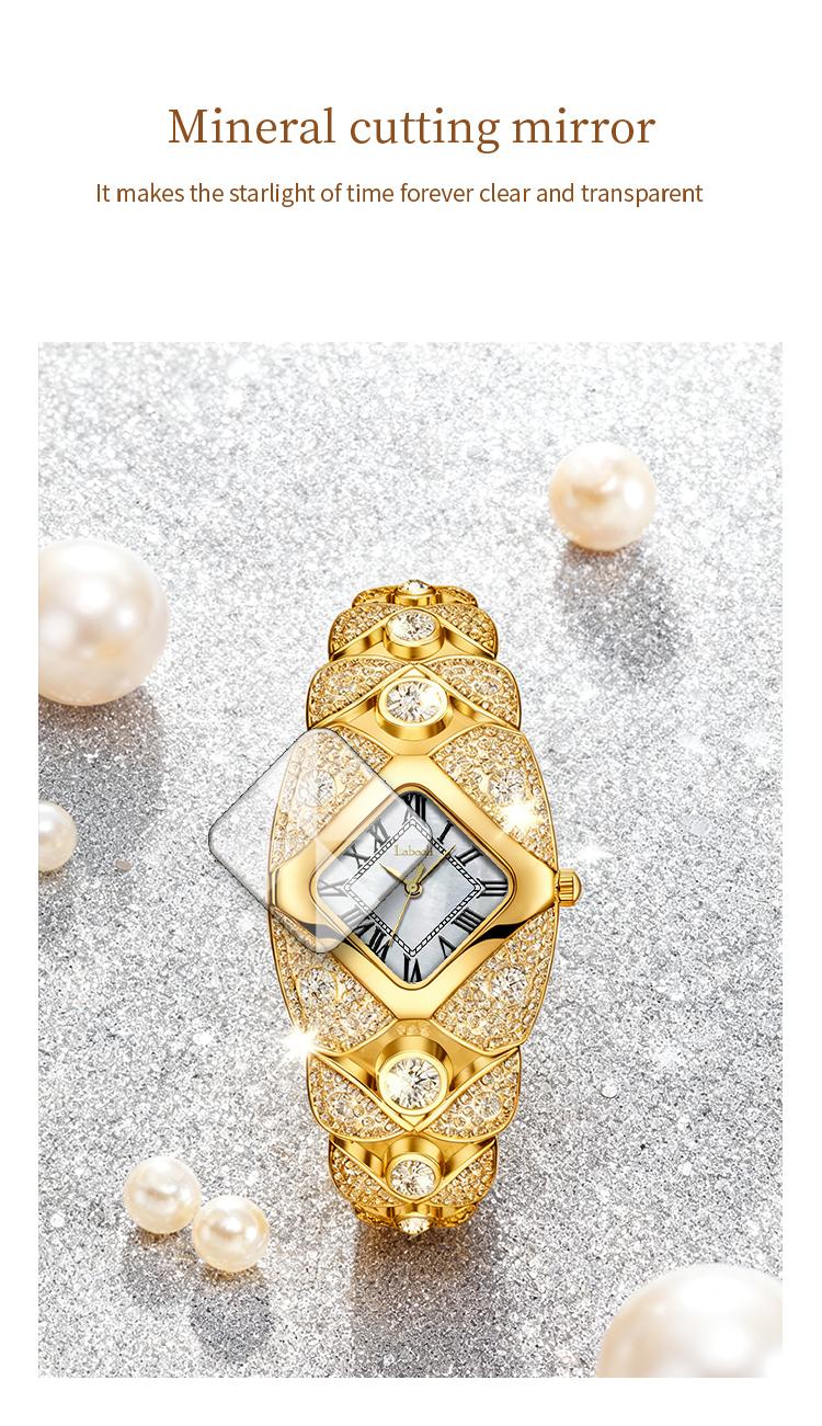 Luxury Full Diamond Bangle Bracelet Watch Women's Fashion Stainless Steel Quartz Wristwatch 30M Waterproof Elegant Stylish Unique Gift for Wife Bling Jewelry Luxury Full Diamond Bangle Bracelet Watch Women's Fashion Stainless Steel Quartz Wristwatch 30M Waterproof Elegant Stylish Unique Gift for Wife Bling Jewelry
