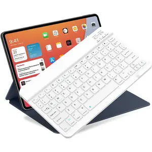 Bluetooth Keyboard for iPad 10th Generation, iPad Pro 13/12/11/10/9/8/7 inch, iPad Air 13/11th Gen, iPad mini, Samsung Xiaomi Tablets - Slim Wireless