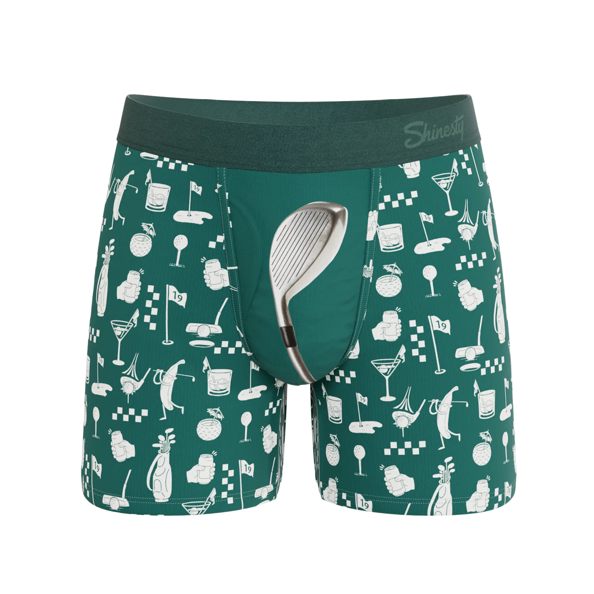 The Mulligan | Shinesty Green Golf Ball Hammock® Magnum Big Pouch Underwear The Mulligan | Shinesty Green Golf Ball Hammock® Magnum Big Pouch Underwear