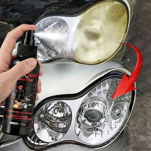 Car Headlight Restoration Polishing - Headlamp Scratch Remover Repair Cleaner Paste Remove Oxidation Headlight Polish Spray