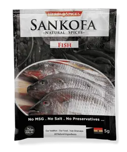 Sankofa Fish Seasoning - 5g x 10 packs Sankofa Fish Seasoning - 5g x 10 packs
