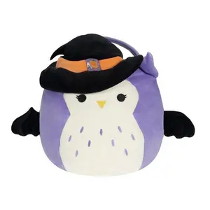 Holly the Owl - Squishmallows - Halloween Treat Pail - Costume Accessory