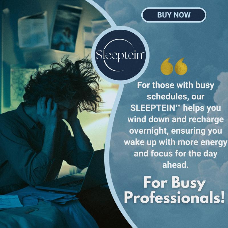 Sleeptein Sleep Protein Powder - Nighttime Sleep Aid & Premier Protein Shake with 25g Micellar Casein + Grass-Fed Whey Protein, Magnesium Glycinate, 5-HTP, GABA, L-Theanine & Valerian Root for Restful Sleep, Muscle Recovery & Growth - Healthcare