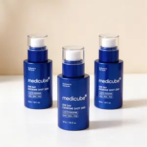 Medicube One Day Exosome Shot 2000 Mild Exosome Serum, Beginner Friendly Gentle Pore Care Ampoule for Sensitive Acne Prone Skin