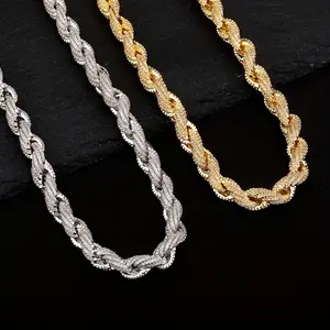 MaxBling81 Polished Hip Hop Bling Jewelry Set - 10mm 8.5" Iced Cuban Link Bracelet, 18"-20"-24" Iced Chain Necklaces, Cubic Zirconia Gold-Silver Plated Statement Jewelry for Daily Wear