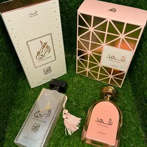 Lattafa Perfumes Shahd for Women Eau de Parfum Spray, 3.4 Ounce & Attar Al Rooh