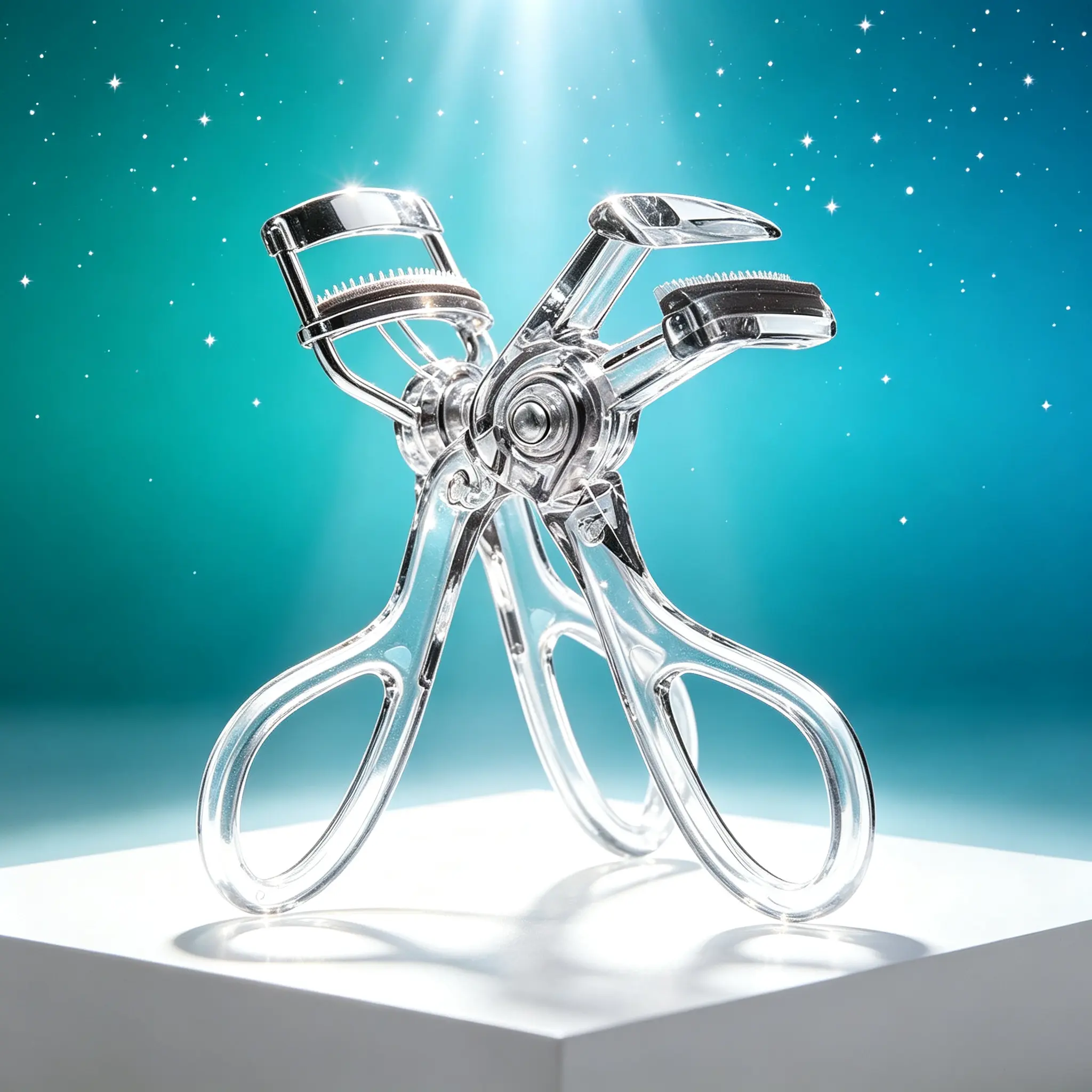 Travel Size Transparent Eyelash Curler, eyelash curler for hooded almond eyes, eyelash curler for hooded eyes and straight lashes, fit round eyes, reduce risks of eyelash curler rips lashes off, great choice for lash clusters and asian eye shapes