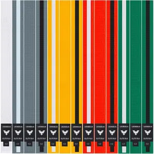 Kids Brazilian Jiu Jitsu Belts Preshurunk Martial Arts Youth BJJ Belts for Girls & Boys with BJJ Ranking Stripes