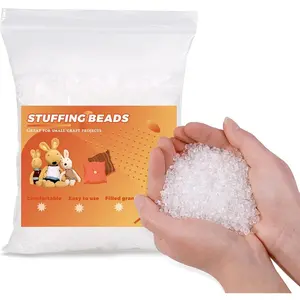 Stuffing Beads, 3.5oz Weighted Pellets for Stuffed Animals, Craft Rubber Beads for Stuffing Animals, Heavy Filler for Crafts - 100g