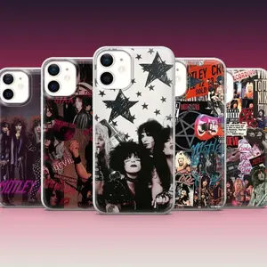 Mötley Crüe Phone Case Rock Band Kickstart Compatible with iPhone 11, 12, 13, 14, 15, 16, 17 & Samsung S22 S23 S24 S25 – check our available sizes