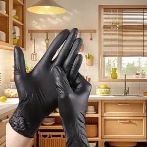 50pcs/100pcs Kitchen Cleaning Disposable Gloves, Non-Slip Palm Design, Home & Commercial Use, Essential Cleaning Tools