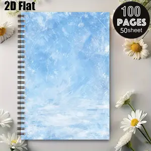 1 Spiral Coil Notebook 5.7x8.26 Inch, Durable Binding, Perfect for Camping Journal, Travel Diary, Outdoor Adventure Log, Ideal Gift for Campers Hikers, Great for Summer Vacation, Birthday Present for Outdoor Enthusiasts [2D] Flat