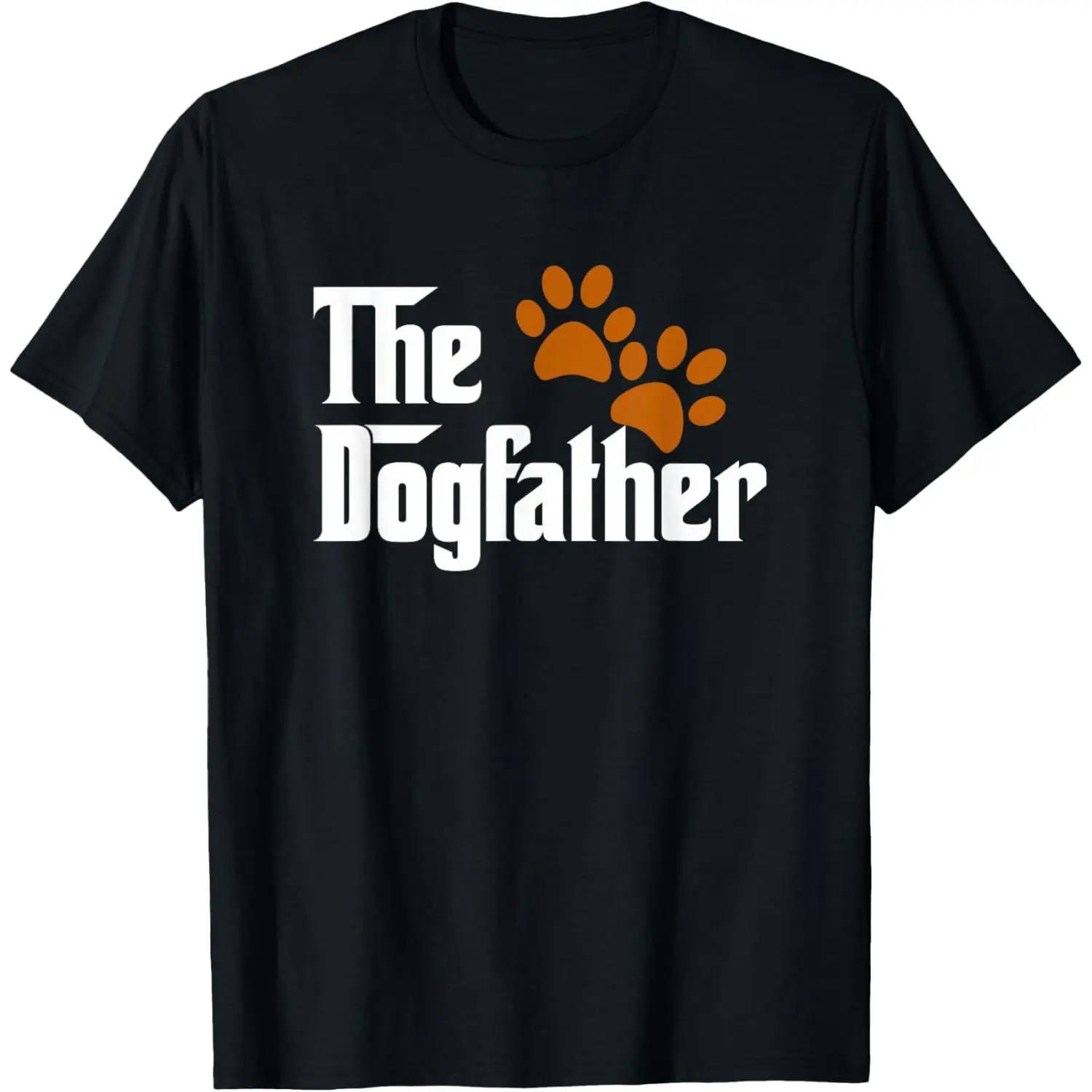 Cool Dog Dad Dog Father Shirt The Dogfather T-Shirt Pure Cotton Graphic Tees Menswear Top: Gifts for Men & Women