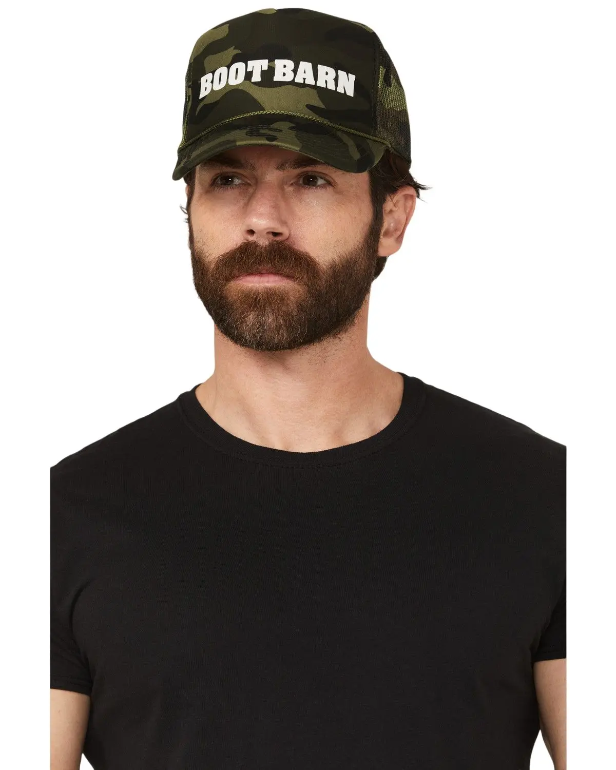 Boot Barn Unisex Camo Print Logo Ball Cap - Bbaho24bc3-Cmo