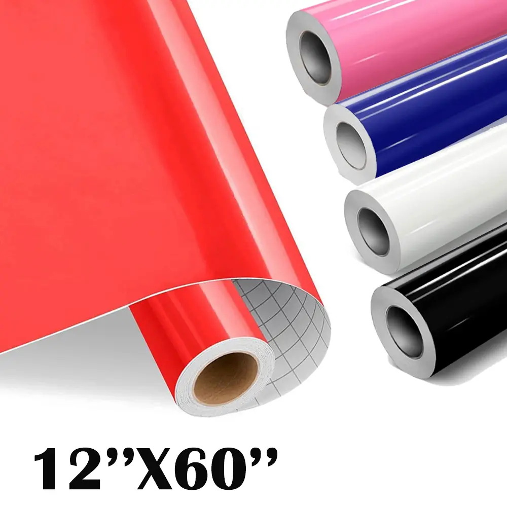 1ft x 5ft Vinyl Wrap Roll For Car Window Pillar Post Cover Trim B Pillar Panel, Car Wrap Film Hood Decal Sticker for Interior Exterior