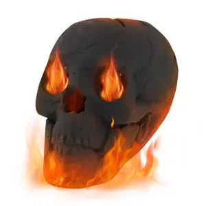Halloween Fire Pit Skull Decoration