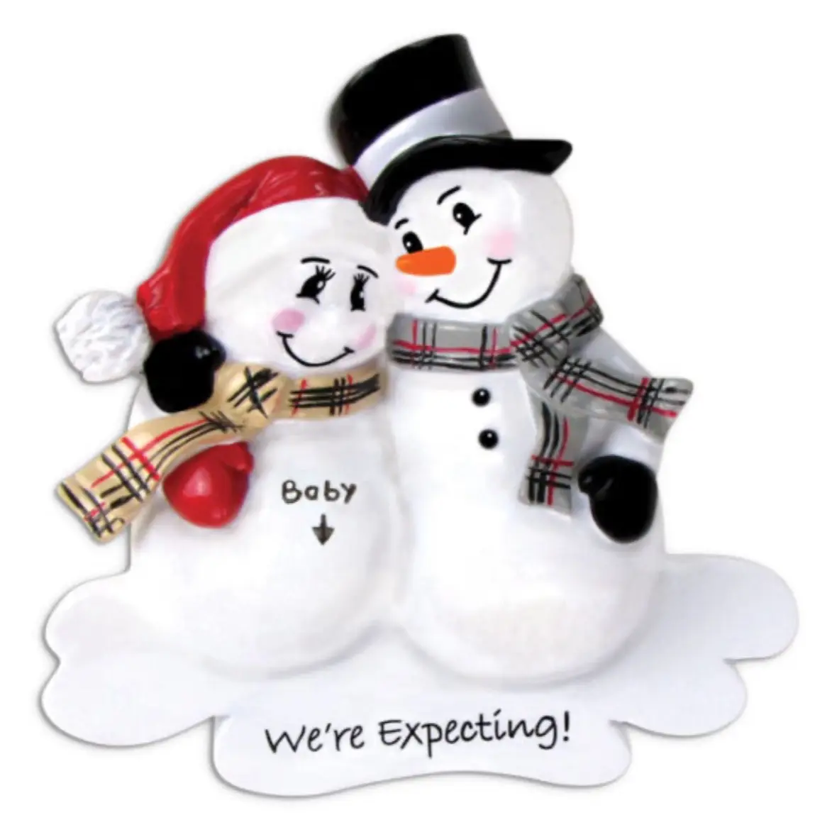 Expecting family ornament/ pregnant Christmas ornament Chirstams Chirstams