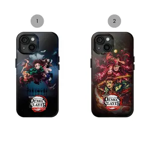 2 Styles Demon Slayer Infinity Castle Phone Case, Demon Slayer Phone Case For IPhone 11 12 13 14 15 16 Pro Max Plus X SE, Samsung S21 S22 S23 S24 S25 EGA