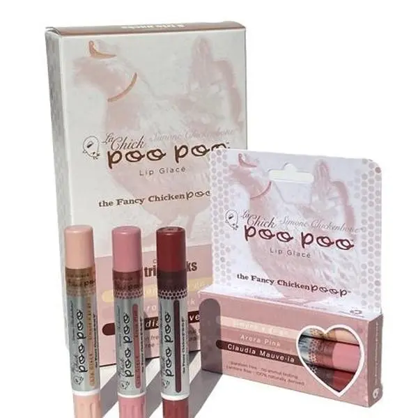 La Chick Poo Poo Lip Glace, the Fancy Chicken Poop