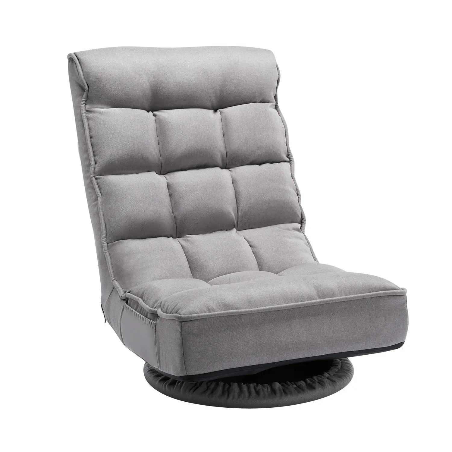 【SummerFinds】VEVOR 360° Swivel Floor Gaming Chair, 4-Adjustable Position Folding Floor Chair for Gaming, Chairs For Gaming