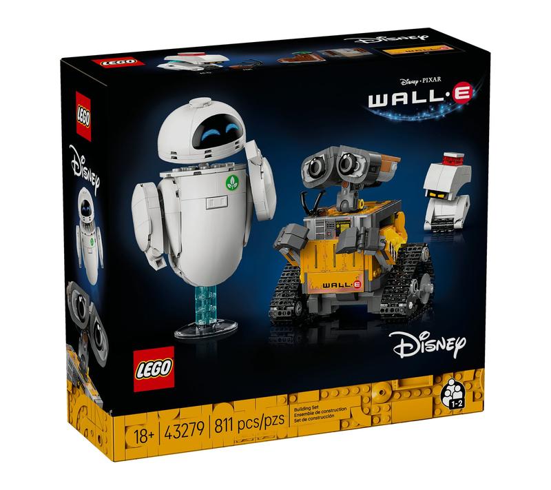 LEGO Disney and Pixar WALL-E and EVE Animated Movie Building S