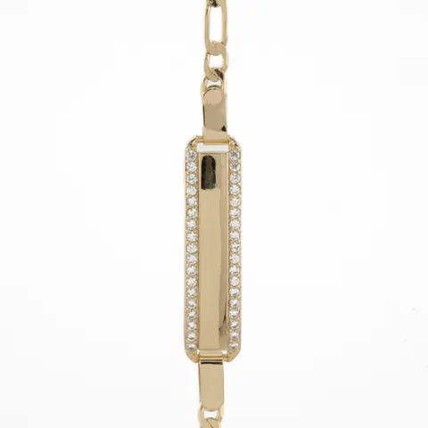 Personalized Engraved Baby Bracelet - Elegant Gold-Plated Unisex Costume Jewelry, 6-7 in Adjustable Chain with Laser-Engraved Text/ID, Casual Wear Accessory, Cherished Gift (Gold-Plated Surface Feels Elegant, Leave Name in Notes)