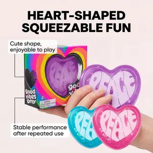 Love-shaped Daily Stress-relieving and Entertainment Tool with Soft Texture, Slow Rebound, and Fun Portability.