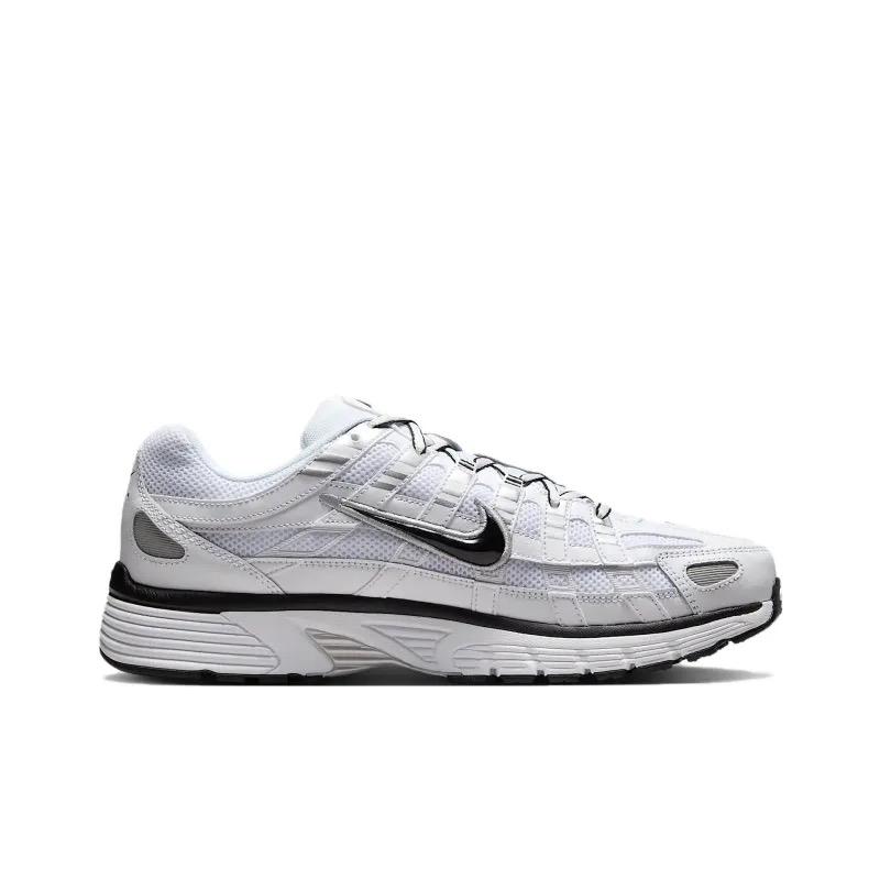 Nike P-6000 White Metallic Silver Black Men’s Perfect Daily Casual Fashion Footwear Walking Running Sneakers Shoe Boy