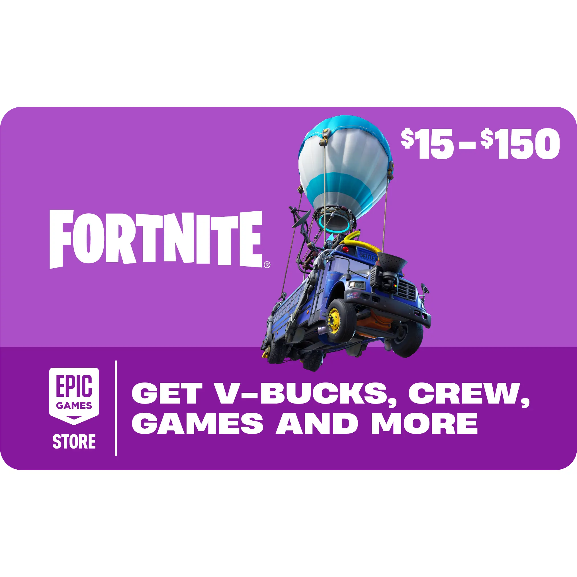 Fortnite & Epic Games Store eGift Card | PC Games, Digital Downloads & DLC