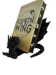 Dragon Book Holder | Fantasy Bookstand | Book Lover Gift | Dragon Home Decor | Fourth Wing Inspired Book Holder | Fantasy Reader Gift