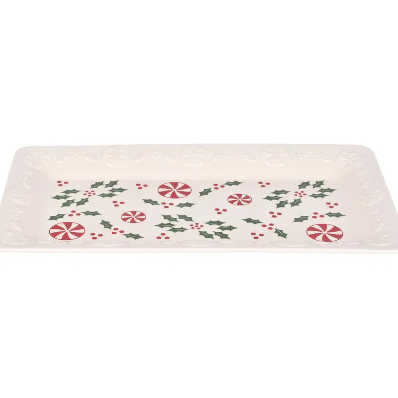 Temp-tations Seasonal 16" Platter with Embossed Rim