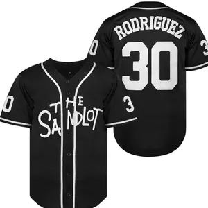 Sporty The Sandlot Benny The Jet Rodriguez Michael Squints Palledorous Alan Yeah-Yeah McClennan Bel Air Baseball Jersey Christmas gifts