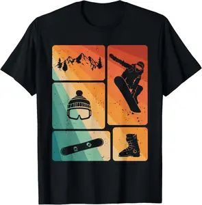 Funny Snowboarding Lover Snowboarder Winter Sports Snowboard T-Shirt