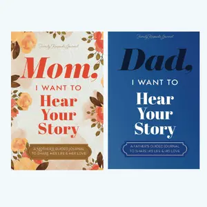 Mom/Dad, I Want to Hear Your Story - Guided Journal To Share Her/His Life &  Love - Paperback