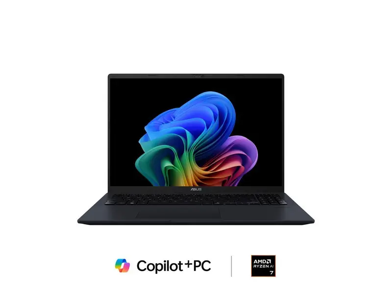Asus VivoBook 16" Copilot+ PC Laptop AMD Ryzen AI 7 350 16GB DDR5 Memory 512GB PCIE SSD 16.0" Windows 11 Home