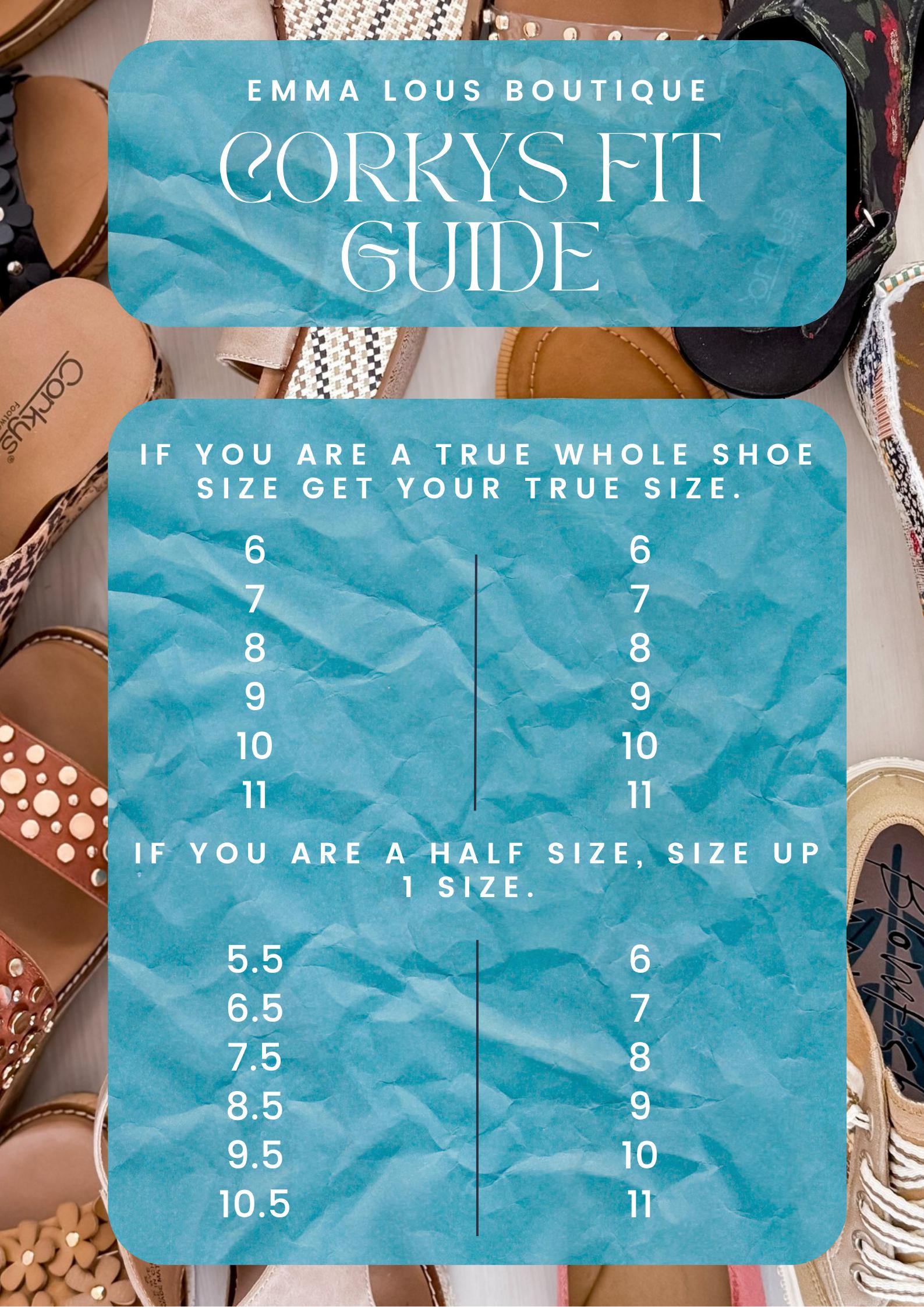 Corkys Carley Black Wedge Smooth Shoe