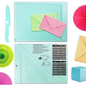 Multi-Purpose Scoring Board Tool for Paper Crafts Card Making Envelope Making Gift Box Making