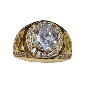 Men's Rings 14K Gold Plated - High-Quality Material