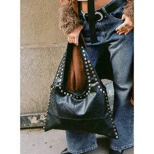 Tell The Truth Studded Bag Black / Silver