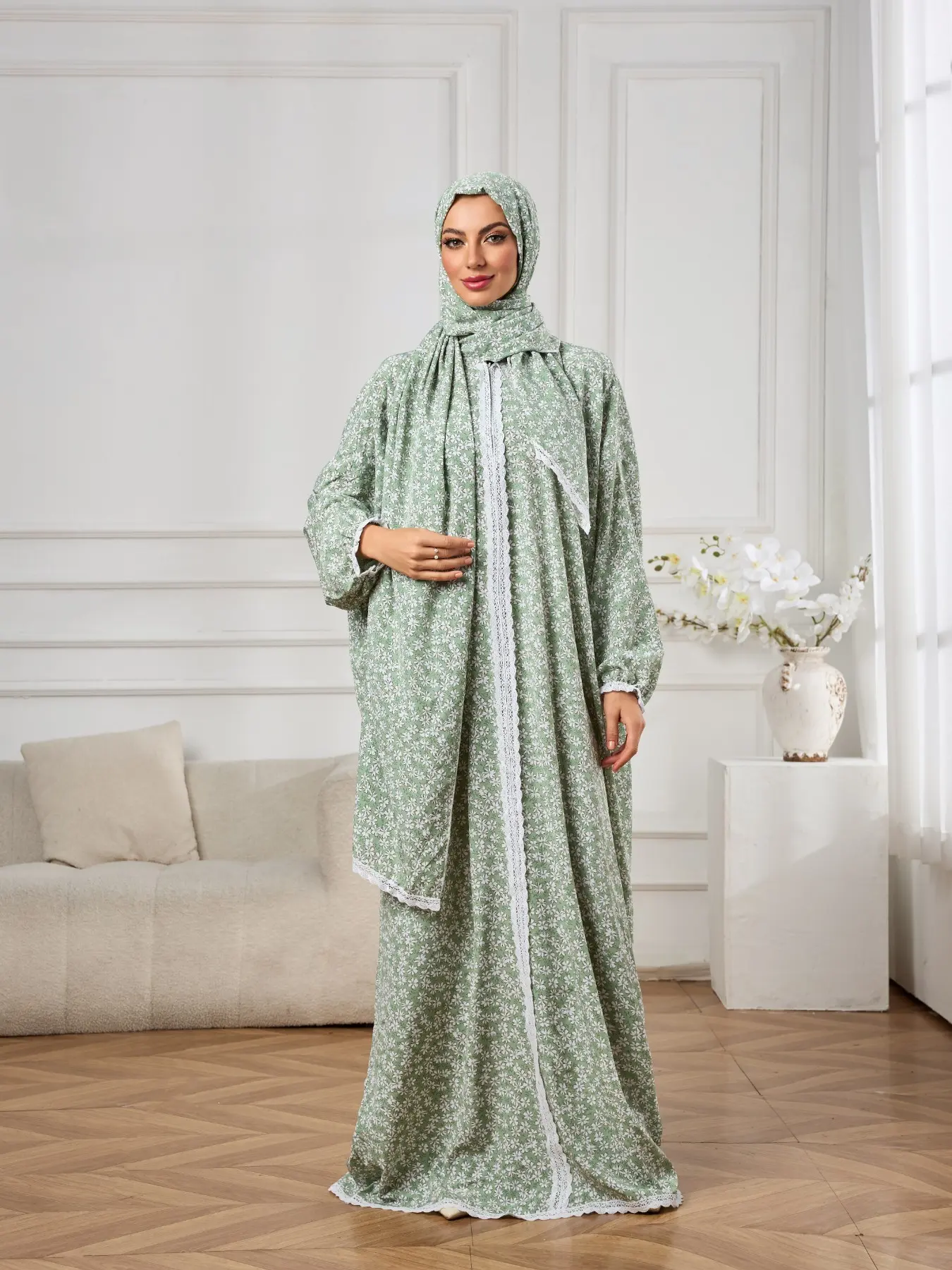 Floral Lace Trim Hooded Cape Robe, Loose Fit Shawl for Ramadan, Middle Eastern Casual Dress, Islamic Clothes, Women's Fashion, Modest Muslim Outfits - TikTok Shop Floral Lace Trim Hooded Cape Robe, Loose Fit Shawl for Ramadan, Middle Eastern Casual Dress, Islamic Clothes, Women's Fashion, Modest Muslim Outfits - TikTok Shop