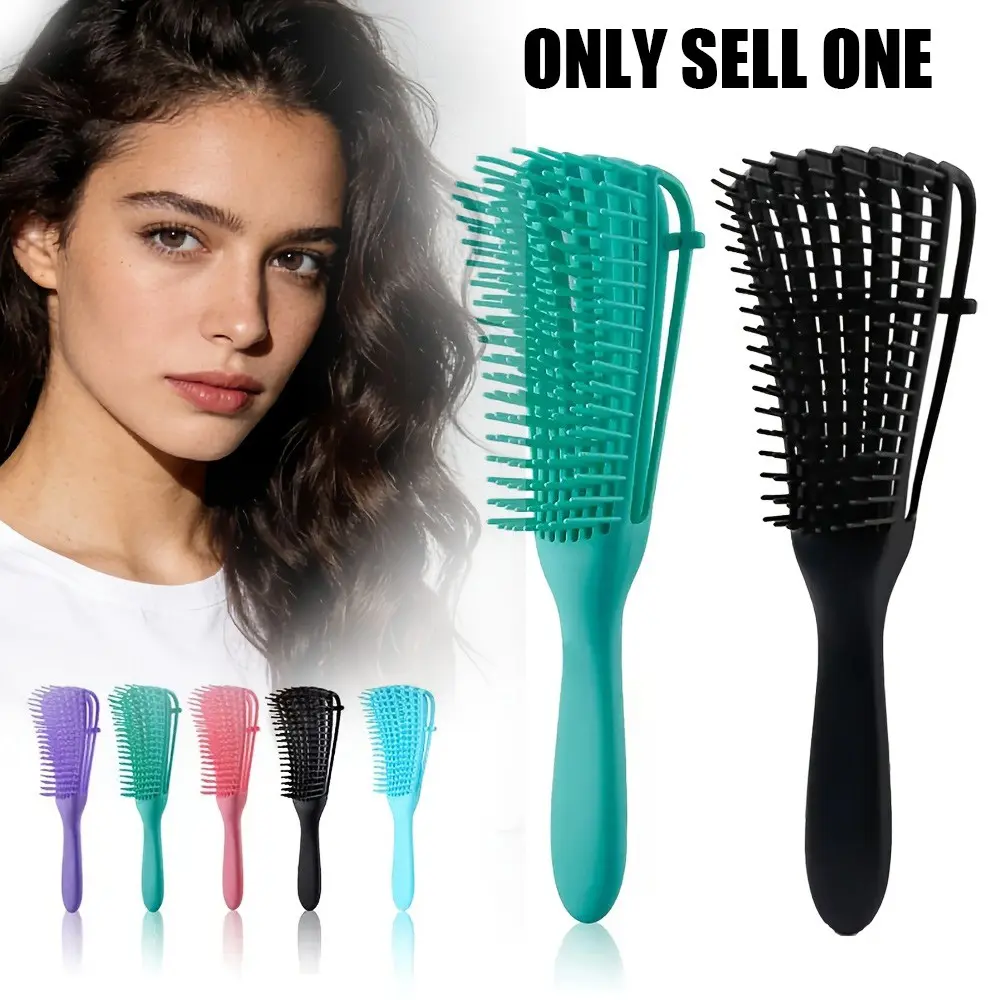 Octopus Massage Comb, Hair Knot Detangler, Scalp Massager Brush, Suitable for All Hair Types, Styling Design Comb, Nylon Bangs Comb, Detangling Brush For Curly Hair, Hair Combs, Hair Tool