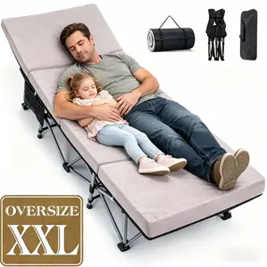 #Summervibes DoCred Oversized XXL Folding Camping Cot with Comfortable Mattress Cots for Sleeping with Pad Heavy Duty Camping Bed Sleeping Cot Include Carry Bag Camping Cots for Adults Home Office Nap Vocation Outdoor,summervibes
