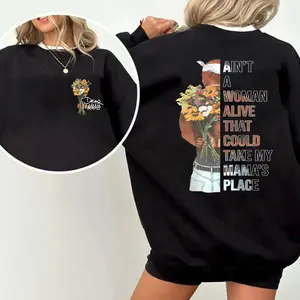 Ain't A Woman Alive That Could Take My Mama's Place Shirt, Dear Mama Tupac Unisex Sweatshirt, Happy Mother's Day Tshirt, 2Pac Quotes Tee, Gift For Mom
